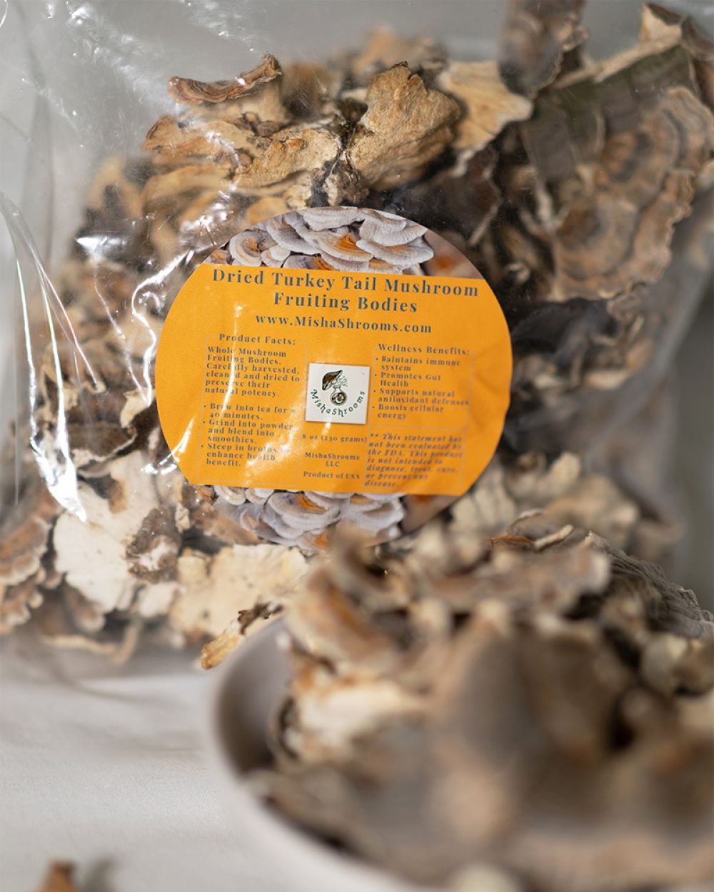 Dried Turkey Tail Mushroom